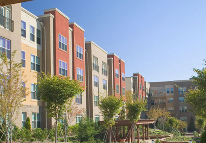 Exterior view of Columbia Senior Residences at MLK Village - Senior Apartments in Atlanta, GA