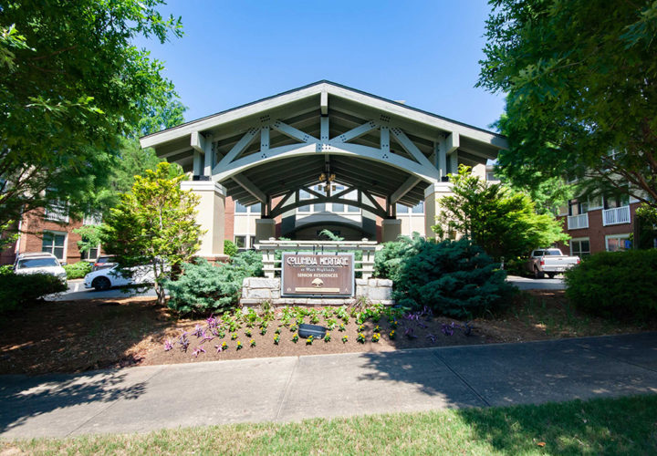 Community signage at Columbia Heritage Senior Residences - Apartments in Atlanta, GA