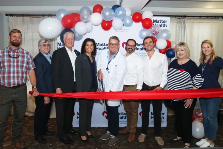 Ribbon cutting, health clinic, Matter Health, Affordable Housing, Senior Healthcare,