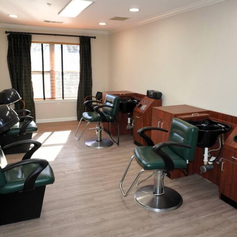 salon at Columbia High Point Senior Apartments in Atlanta GA