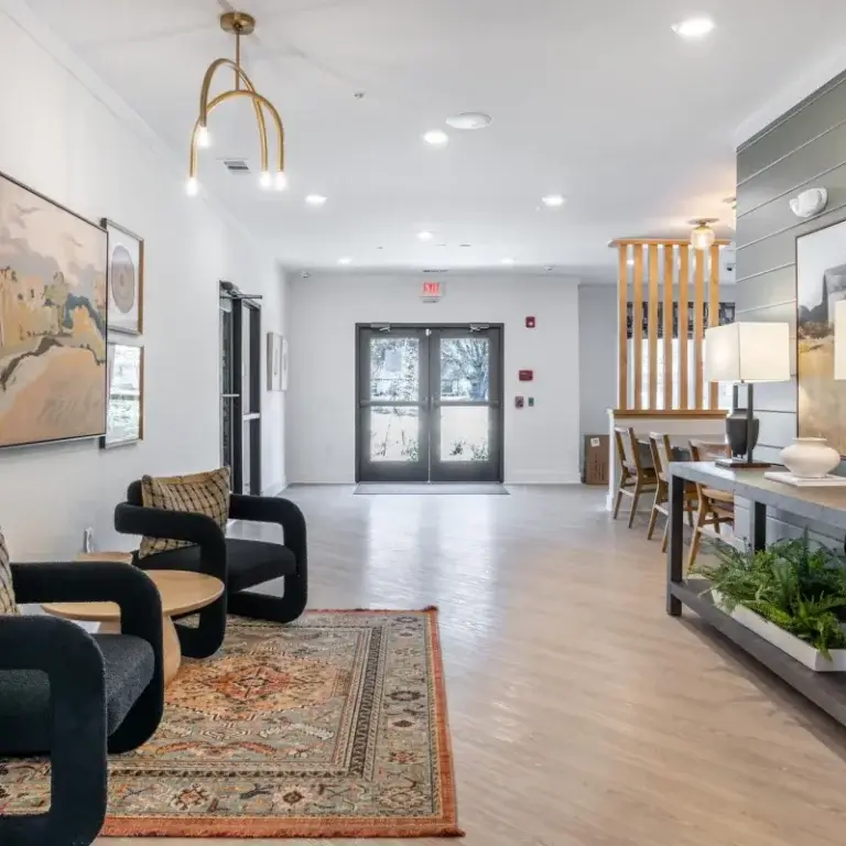 leasing center at Pointe River apartments in Albany GA