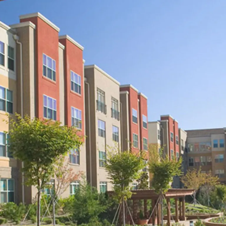 Exterior view of Columbia Senior Residences at MLK Village - Senior Apartments in Atlanta, GA