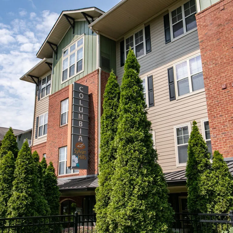 The leasing office at Columbia Sylvan Hills - Apartments in Atlanta, GA